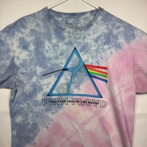 Pink Floyd Dark Side‎ of the Moon Tie Dye Graphic T-Shirt Sz Large